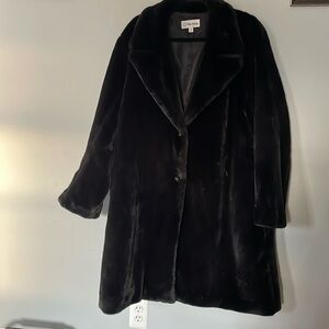 WOMEN WINTER WARM FAUX FUR LINNING COAT